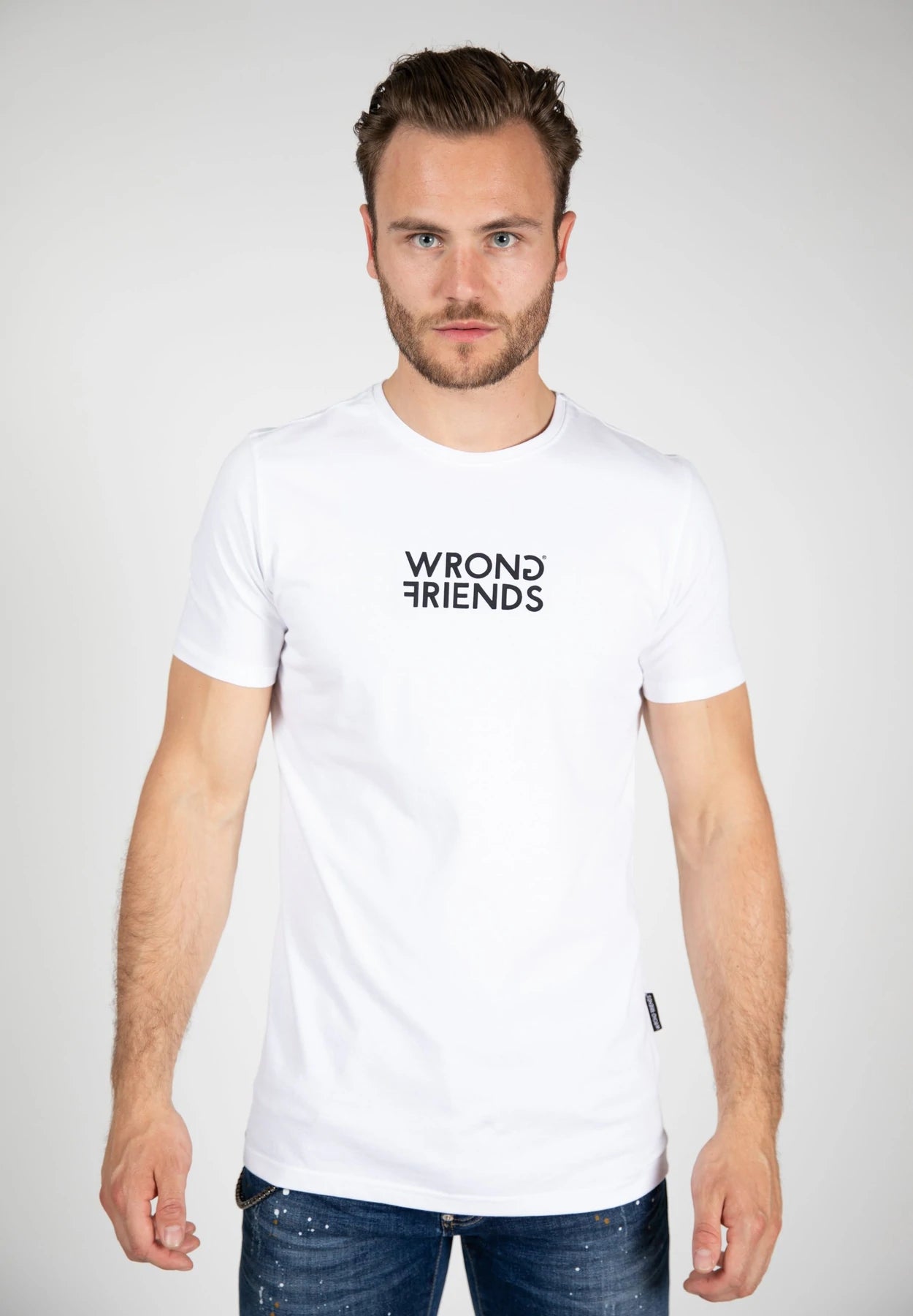 Wrong Friends Phoenix T-Shirt - Weiss/Schwarz