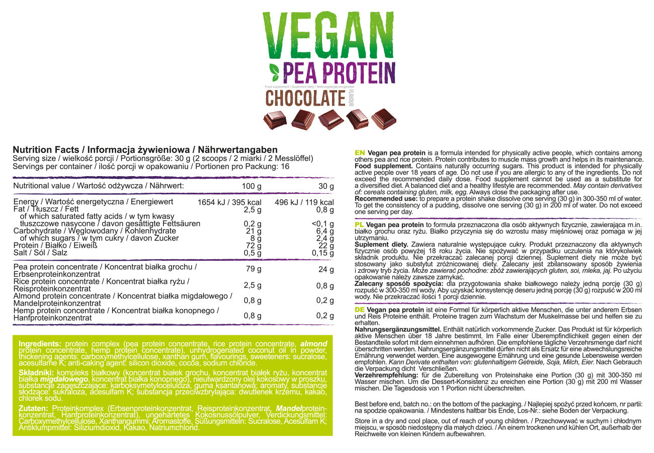 All Nutrition Vegan Pea Protein 500g