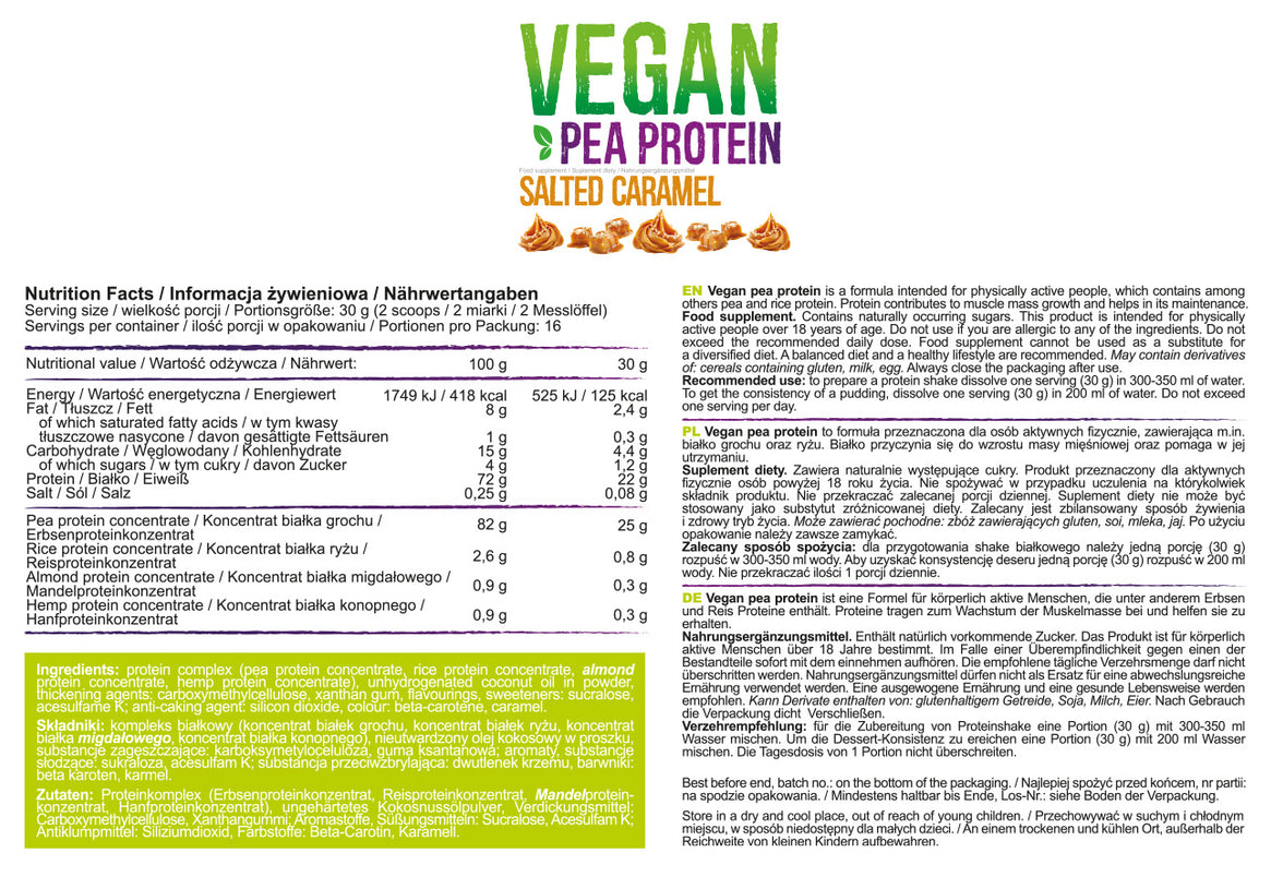 All Nutrition Vegan Pea Protein 500g