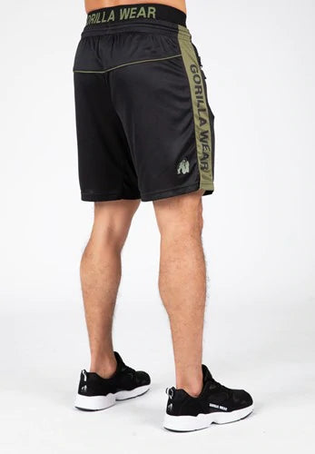 Gorilla Wear Atlanta Shorts - Schwarz/Armee Grün