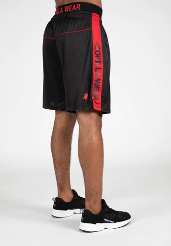 Gorilla Wear Atlanta Shorts - Schwarz/Rot
