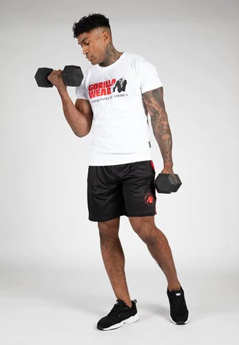 Gorilla Wear Atlanta Shorts - Schwarz/Rot