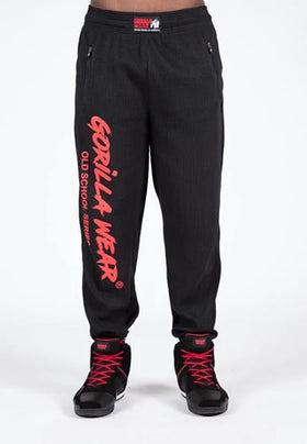 Gorilla Wear Augustine Old School Pants - Schwarz/Rot