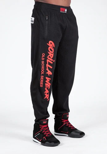 Gorilla Wear Augustine Old School Pants - Schwarz/Rot