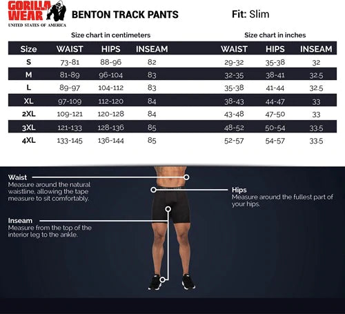 Gorilla Wear Benton Track Pants - Hellgrau