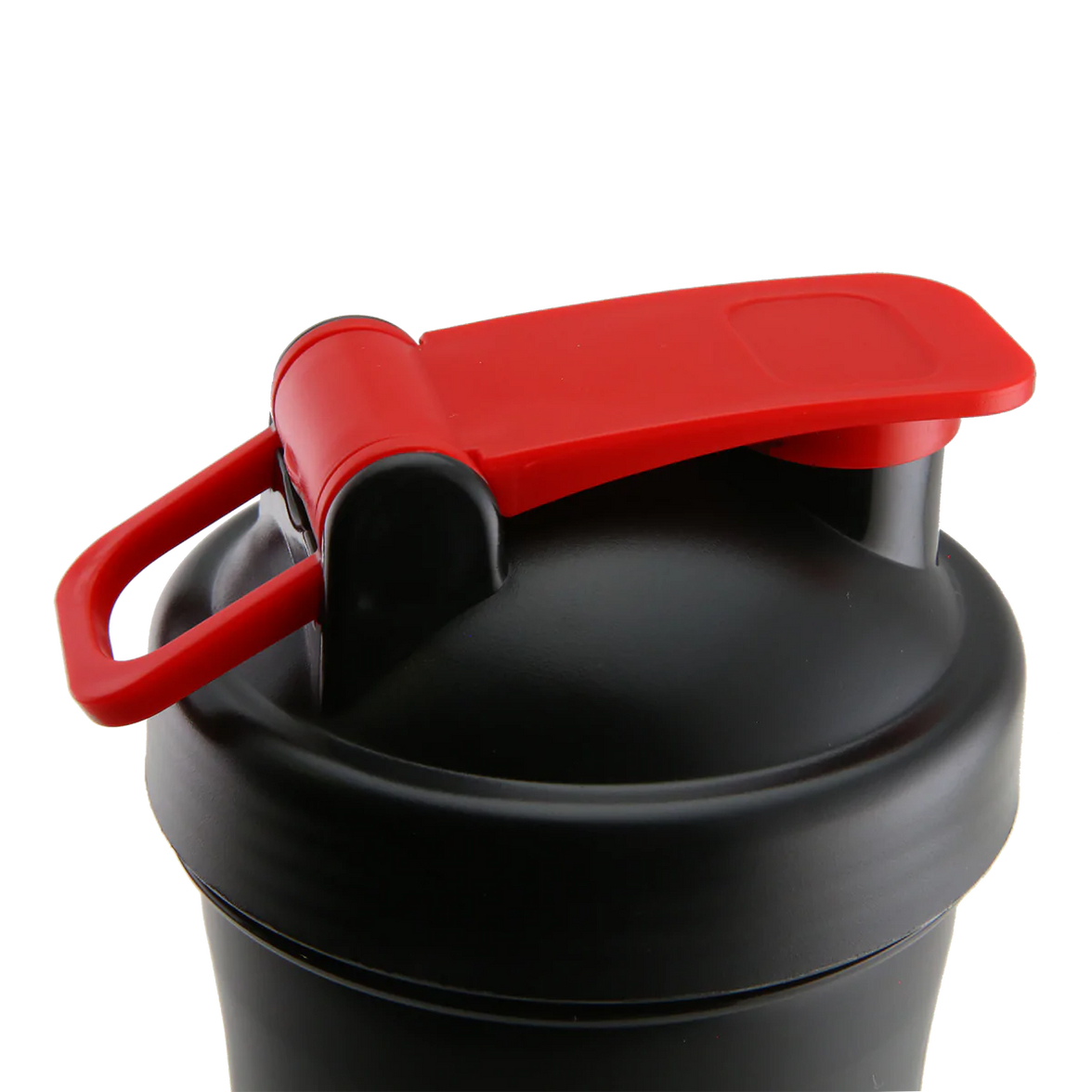 5% Nutrition 20oz Shaker Cup with Flip Top - Schwarz/Rot