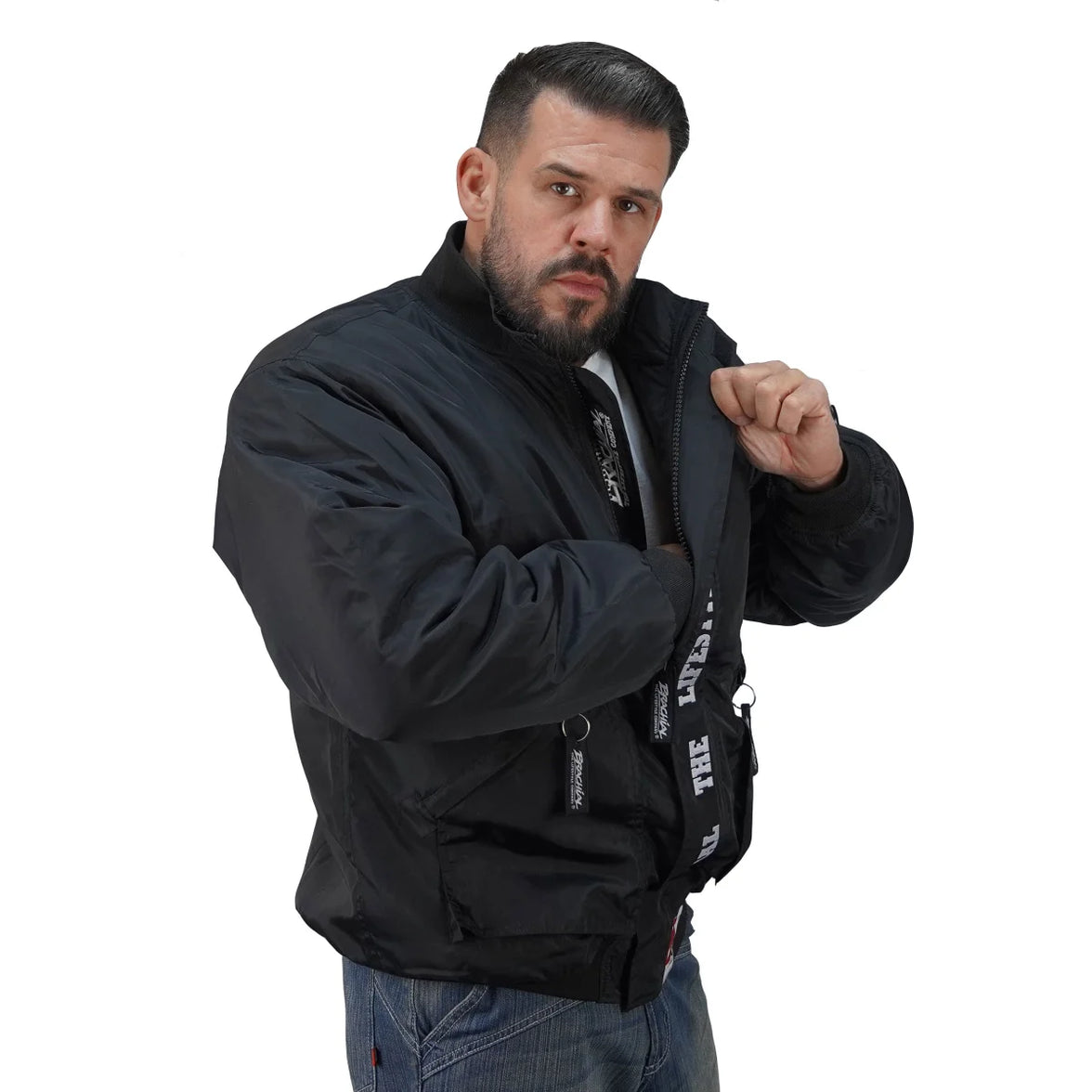 Brachial Fliegerjacke City - Schwarz