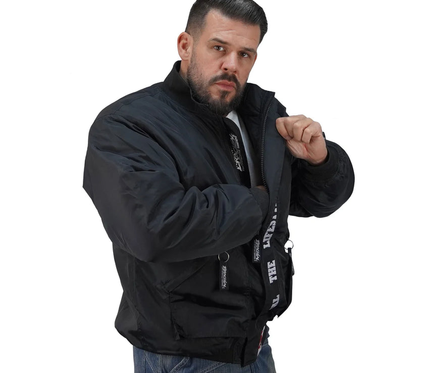 Brachial Fliegerjacke City - Schwarz