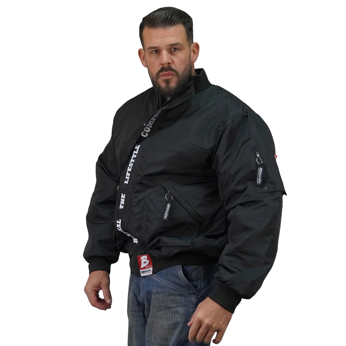 Brachial Fliegerjacke City - Schwarz
