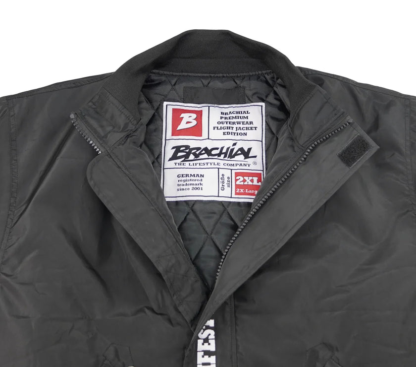 Brachial Fliegerjacke City - Schwarz