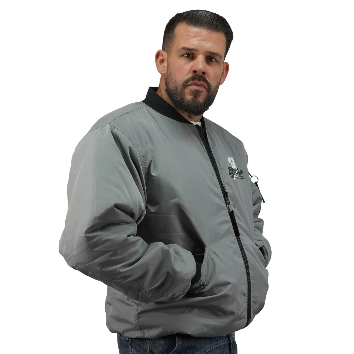 Brachial Fliegerjacke Sky - Grau