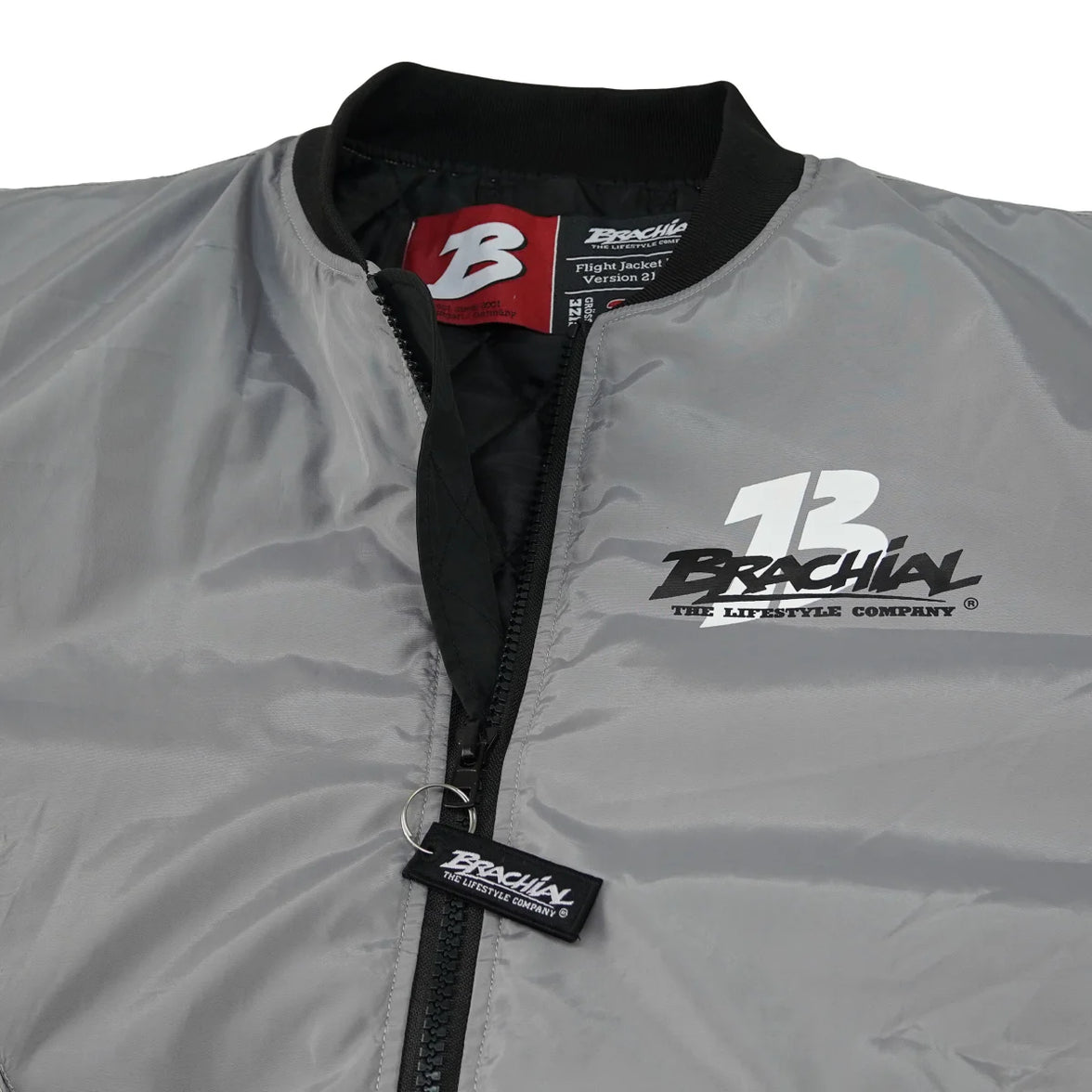 Brachial Fliegerjacke Sky - Grau