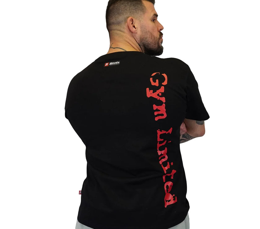 Brachial T-Shirt Gym - Schwarz/Rot