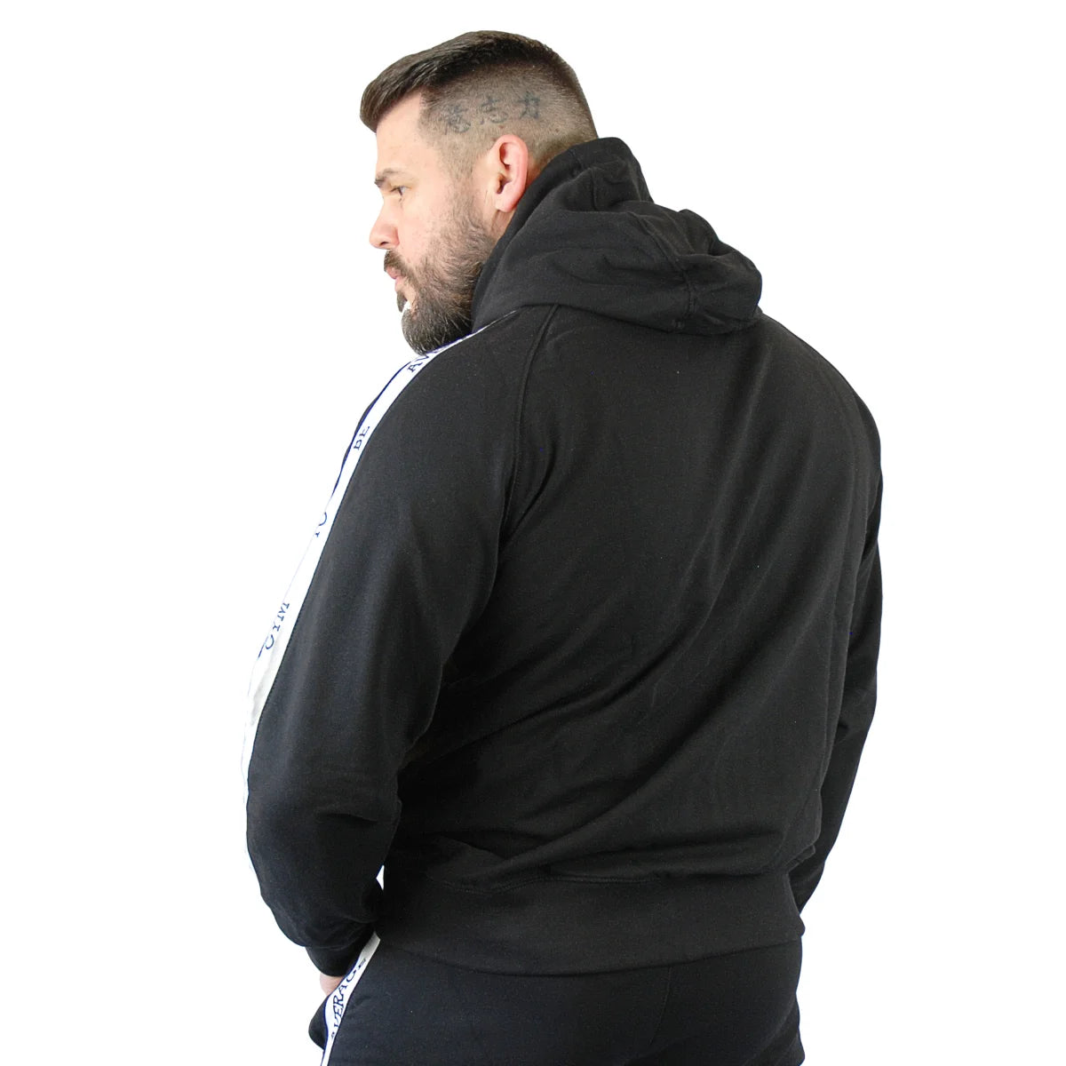 Brachial Zip Hoody Classy - Schwarz/Weiss