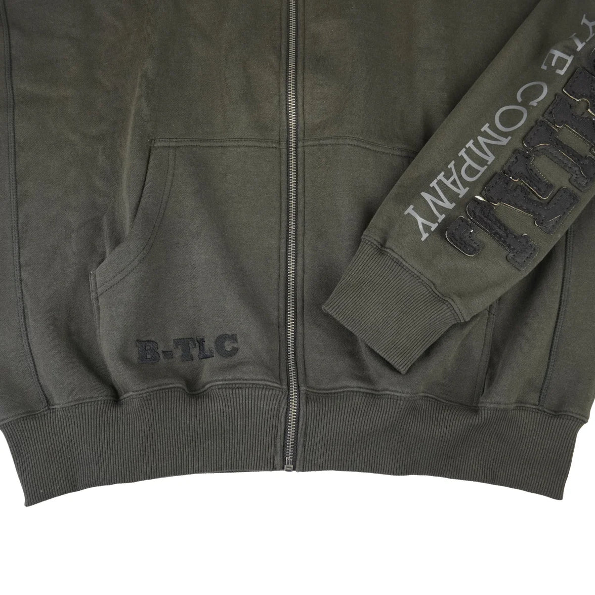 Brachial Zip Hoody Gym - Mocca/Schwarz