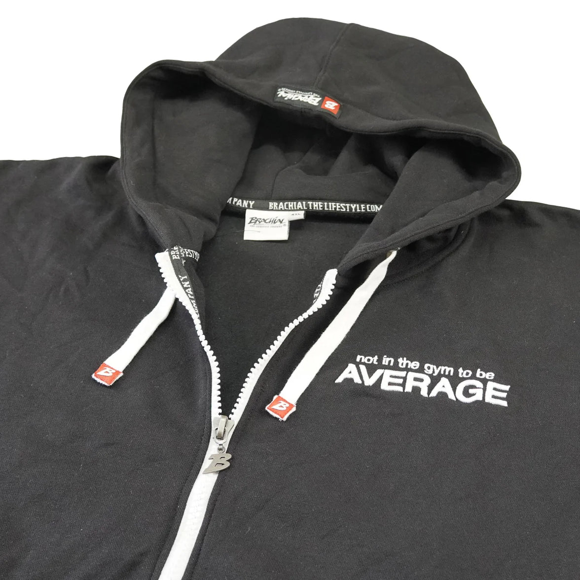 Brachial Zip Hoody Spacy - Schwarz/Weiss