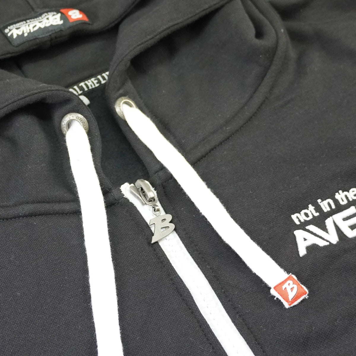 Brachial Zip Hoody Spacy - Schwarz/Weiss