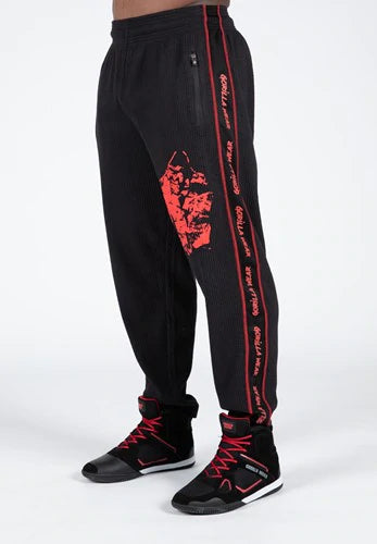 Buffalo Old School Workout Pants - Schwarz/Rot