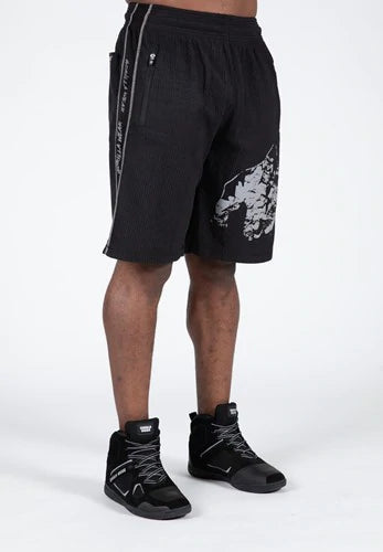 Buffalo Old School Workout Shorts - Schwarz/Grau