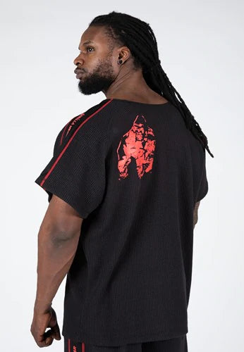 Gorilla Wear Buffalo Old School Workout Top - Schwarz/Rot