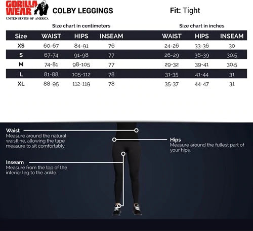 Gorilla Wear Colby Leggings - Grau