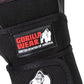 Gorilla Wear Dallas Wrist Wrap Gloves - Schwarz mit roten Nähten