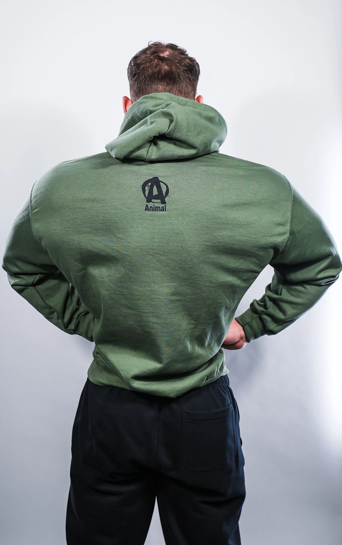 Animal Iconic Hooded Sweater - Armee Grün
