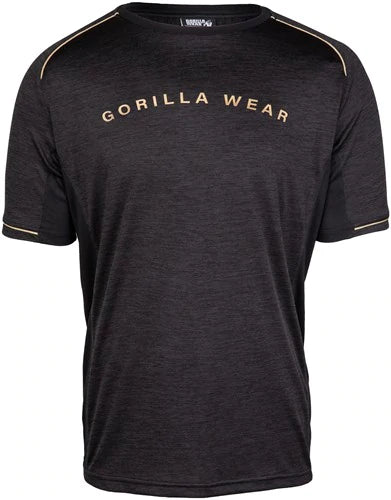 Gorilla Wear Fremont T-Shirt - Schwarz/Gold