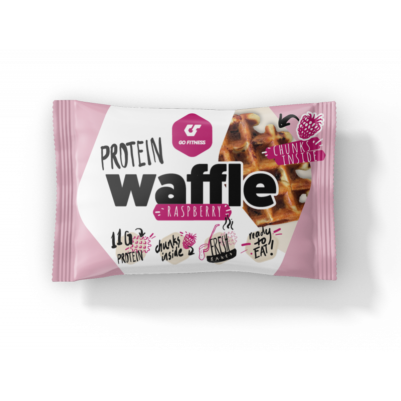 GoFitness Nutrition Protein Waffle Raspberry - 50g