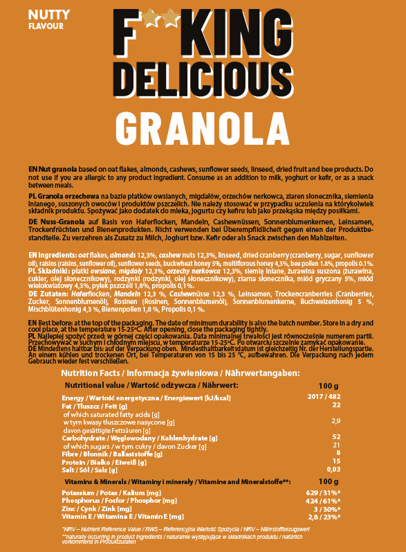 All Nutrition Delicious Granola 300g