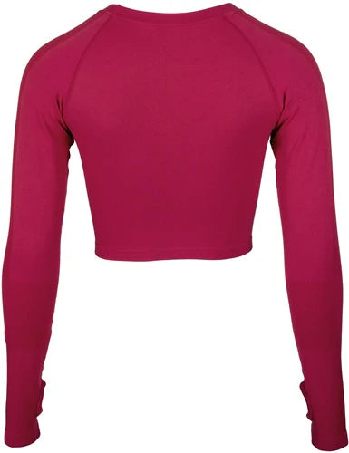 Gorilla Wear Hilton Seamless Long Sleeve - Fuchsia