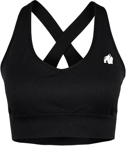 Hilton Seamless Sports Bra - Schwarz