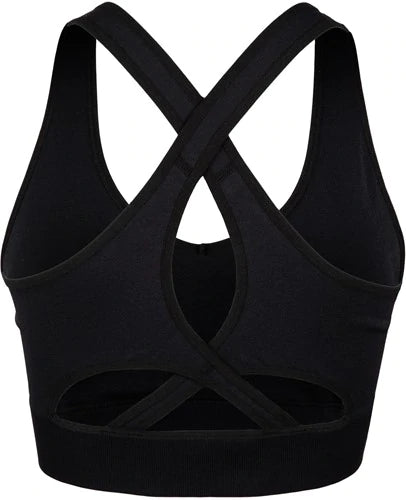 Hilton Seamless Sports Bra - Schwarz