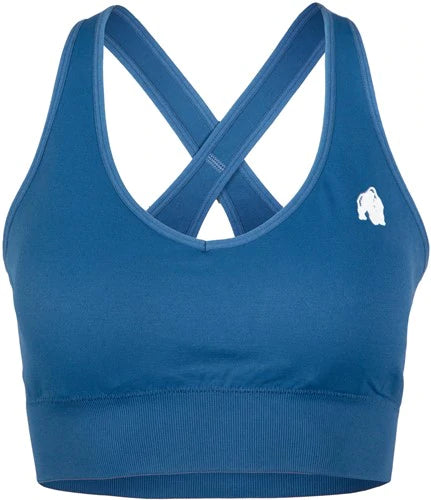 Hilton Seamless Sports Bra - Blau