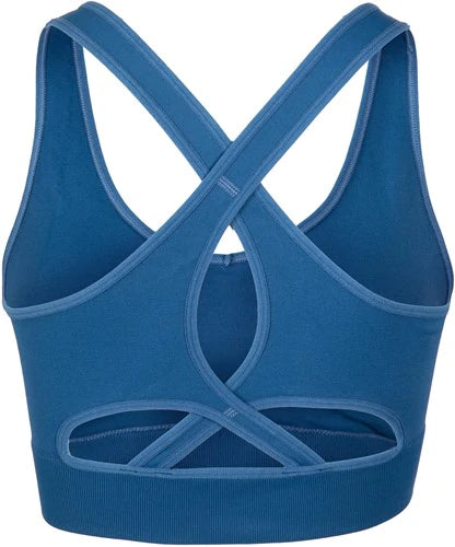 Hilton Seamless Sports Bra - Blau