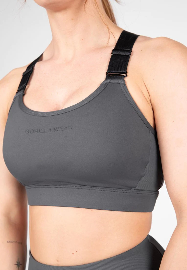 Gorilla Wear Monroe Sports Bra - Grau