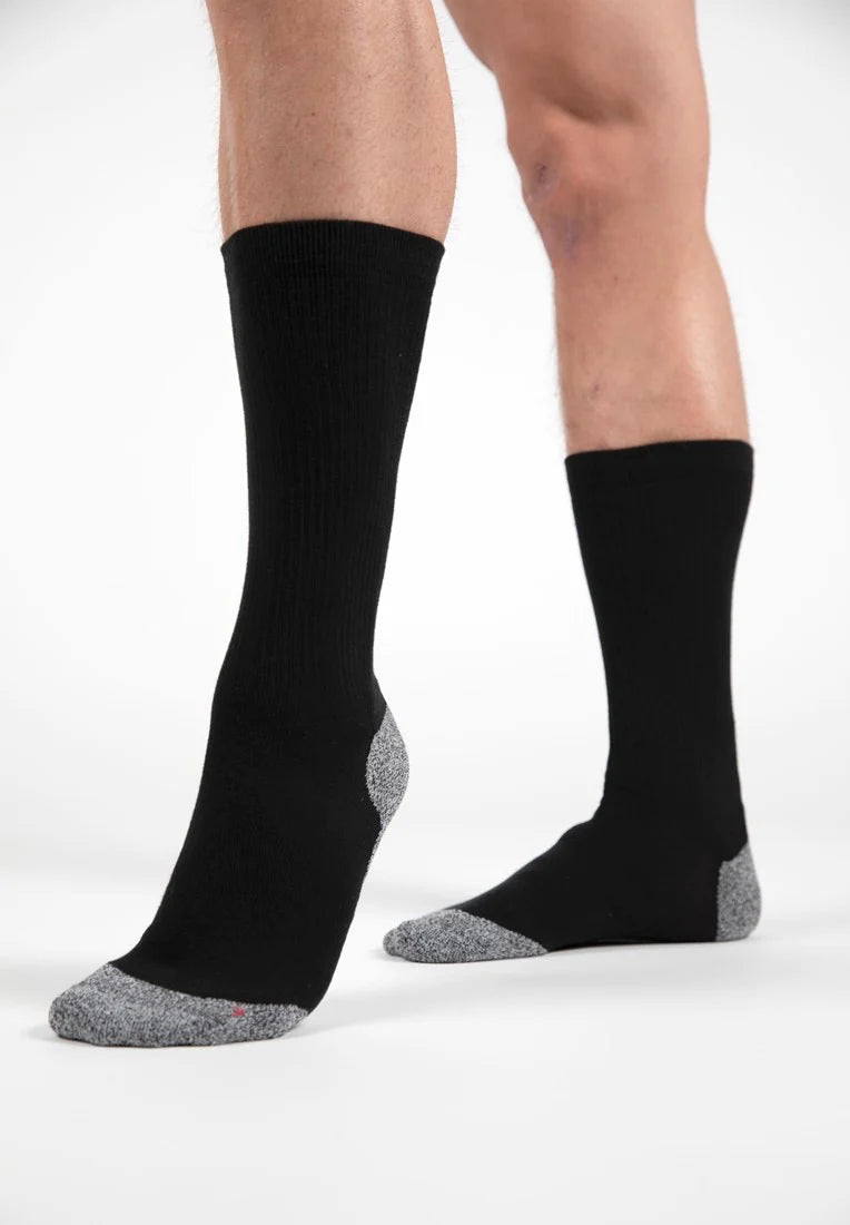 Gorilla Wear Performance Crew Socken Schwarz - 1 Paar