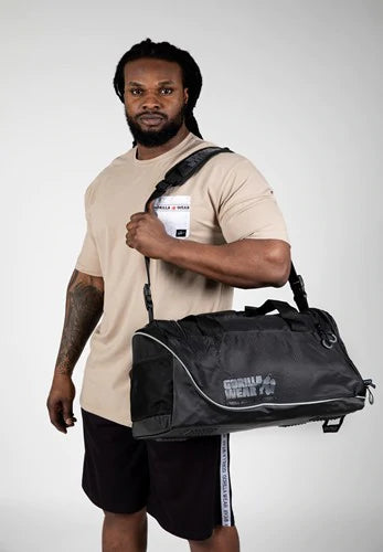 Gorilla Wear Jerome Gym Bag 2.0 - Schwarz/Grau