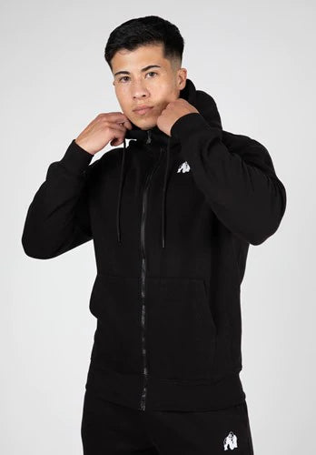 Gorilla Wear Kennewick Zipped Hoodie - Schwarz