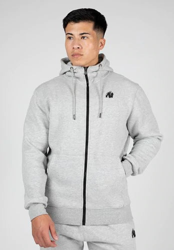 Gorilla Wear Kennewick Zipped Hoodie - Grau