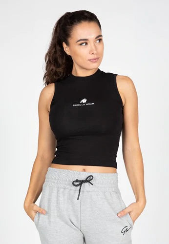 Gorilla Wear Livonia Crop Top - Schwarz