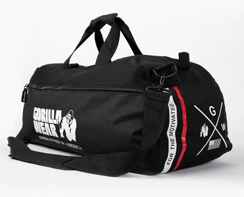 Gorilla Wear Norris Hybrid Gym Bag/Backpack - Schwarz