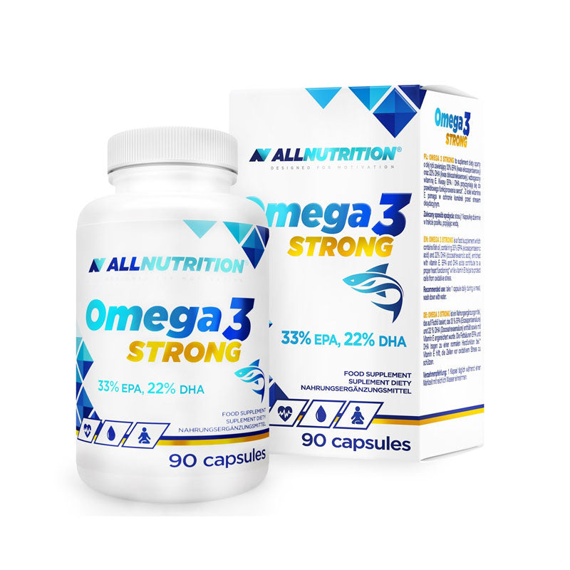 All Nutrition Omega 3 Strong - 90 Kapseln