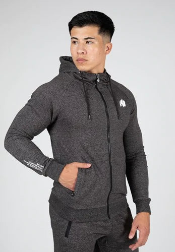 Gorilla Wear Payette Zipped Hoodie - Grau