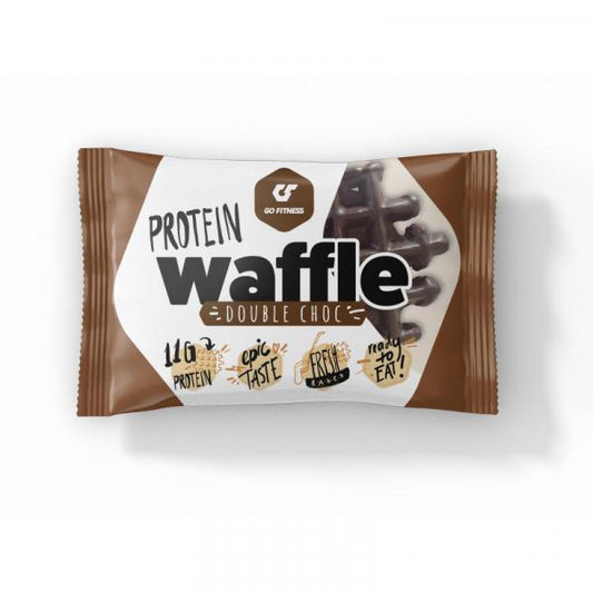 GoFitness Nutrition Protein Waffle Double Choc - 50g