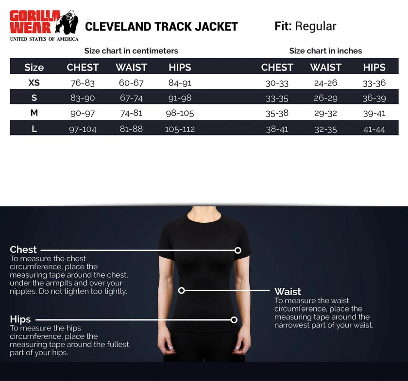 Gorilla Wear Cleveland Track Jacket - Grau