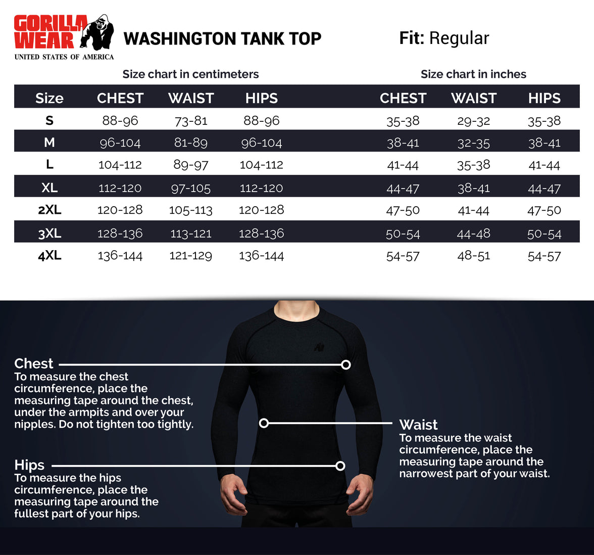 Gorilla Wear Washington Tank Top - Grau