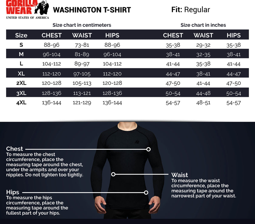 Gorilla Wear Washington T-Shirt - Blau