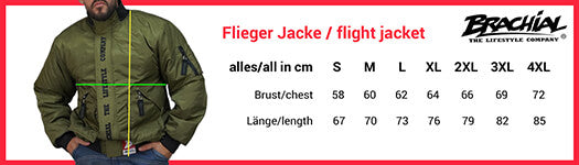 Brachial Fliegerjacke City - Grün