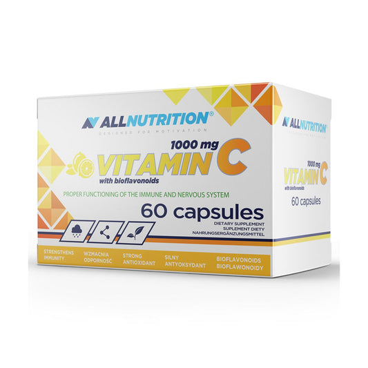All Nutrition Vitamin C + Bioflawonoidy - 60 Kapseln
